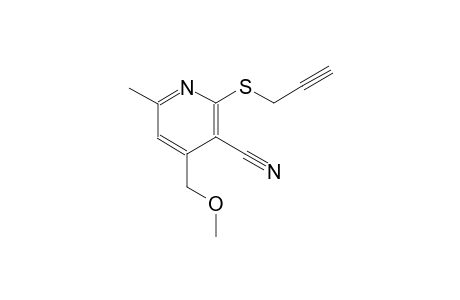 3-pyridinecarbonitrile, 4-(methoxymethyl)-6-methyl-2-(2-propynylthio)-