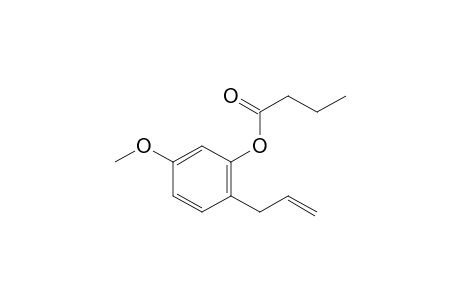 2-allyl-5-methoxyphenyl butanoate