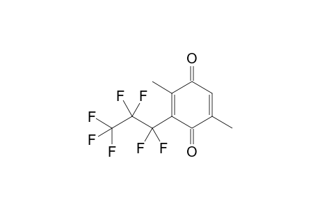 2,5-Dimethyl-3-(perfluoropropyl)-1,4-benzoquinone