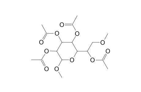 Methyl 2,3,4,6-tetra-O-acetyl-7-O-methylheptopyranoside