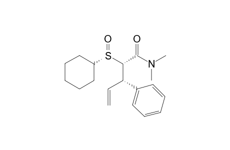 (SS,2S,3S)-2-Cyclohexylsulfinyl-N,N-dimethyl-3-phenylpent-4-enethioamide