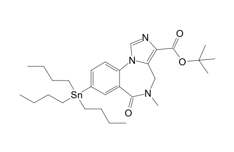 5-Methyl-6-oxo-8-tributylstannyl-4H-imidazo[1,5-a][1,4]benzodiazepine-3-carboxylic acid tert-butyl ester