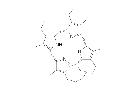 3,5-Pentano-7,13,17-triethyl-2,8,12,18-tetramethylporphrin