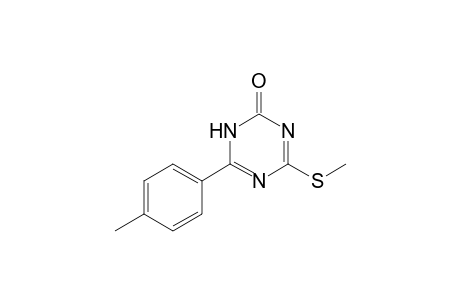 4-(4-Methylphenyl)-6-methylthio-1,3,5-triazin-2(3H)-one
