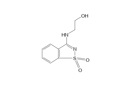 2-[(1,2-BENZISOTHIAZOL-3-YL)AMINO]ETHANOL, S,S-DIOXIDE