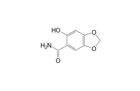 6-Hydroxy-1,3-benzodioxole-5-carboxamide