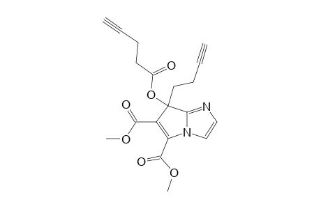 DIMETHYL-7-(3-BUTYNYL)-7-(4-PENTYNYLOXY)-7H-PYRROLO-[1,2-A]-IMIDAZOLE-5,6-DICARBOXYLATE