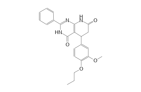 5-(3-methoxy-4-propoxyphenyl)-2-phenyl-5,8-dihydropyrido[2,3-d]pyrimidine-4,7(3H,6H)-dione