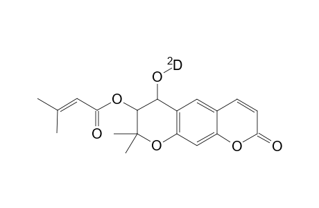 4'-(Deuterio)-4'-Hydroxy-2',2'-dimethyl-3-(senecioyloxy)-3',4'-dihydropyrano[5',6' ; 6,7]coumarin