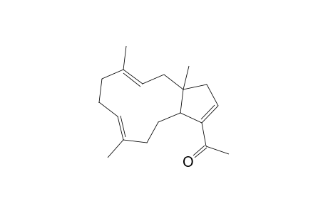 1-(5E,9E)-3a,6,10-Trimethyl-3,3a,4,7,8,11,12,12a-octahydrocyclopantatriencycloundecen-1-yl-ethanone