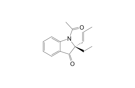 (R)-1-Acetyl-2-allyl-2-ethylindolin-3-one