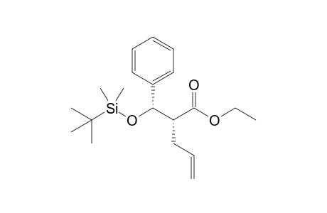 Ethyl (syn,anti)-2-Allyl-3-(tert-butyldimethylsiloxy)-3-phenylpropanoate