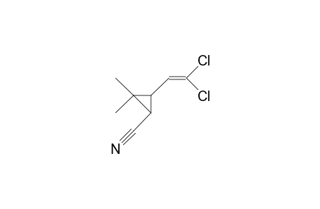 cis-3-(2,2-Dichloro-vinyl)-2,2-dimethyl-cyclopropane-1-carbonitrile