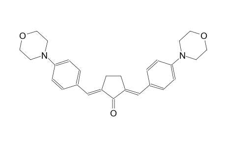 (2E,5E)-2,5-bis[4-(4-morpholinyl)benzylidene]cyclopentanone