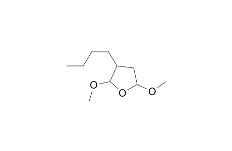 Furan, 3-butyltetrahydro-2,5-dimethoxy-
