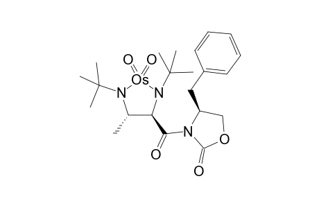 (4S,5R,5'S)-5-[(5'-Benzyl-2'-oxo-1',3'-oxazolidin-3'-yl)carbonyl]-1,3-bis(tert-butyl)-4-methylosma(VI)imidazolidine 2,2-Dioxide