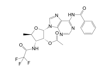 (2'-O-Acetyl-3',5'-didesoxy-3'-trifluoroacetamido-alpha-D-ribofuranosyl)9-N-benzoyladenine