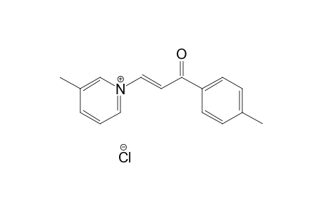 trans-1-(3-oxo-3-p-tolylpropenyl)-3-picolinium chloride