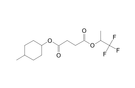 Succinic acid, 1,1,1-trifluoroprop-2-yl cis-4-methylcyclohexyl ester