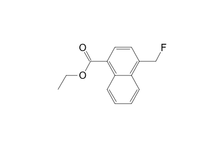 1-Naphthalenecarboxylic acid, 4-(fluoromethyl)-, ethyl ester