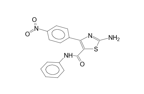 2-amino-4-(4-nitrophenyl)-5-phenylcarbamoyl-1,3-thiazole