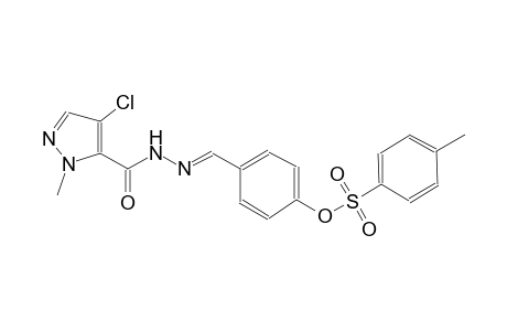 4-((E)-{2-[(4-chloro-1-methyl-1H-pyrazol-5-yl)carbonyl]hydrazono}methyl)phenyl 4-methylbenzenesulfonate