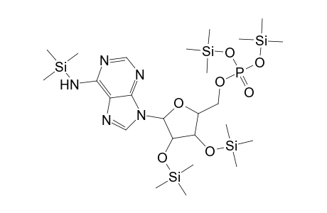 5'-Adenylic acid, N-(trimethylsilyl)-2',3'-bis-O-(trimethylsilyl)-, bis(trimethylsilyl) ester