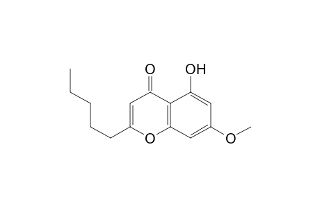 5-Hydroxy-7-methoxy-2-pentylchromone