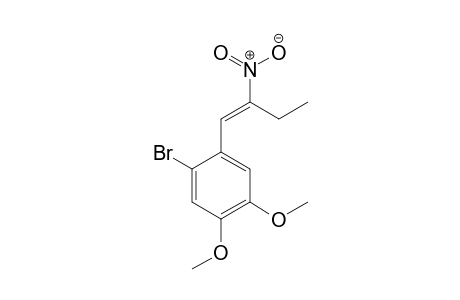 (E)-1-(2-Bromo-4,5-dimethoxyphenyl)-2-nitrobut-1-ene