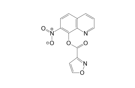 3-Isoxazolecarboxylic acid, 7-nitro-8-quinolinyl ester