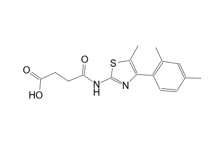 4-{[4-(2,4-dimethylphenyl)-5-methyl-1,3-thiazol-2-yl]amino}-4-oxobutanoic acid