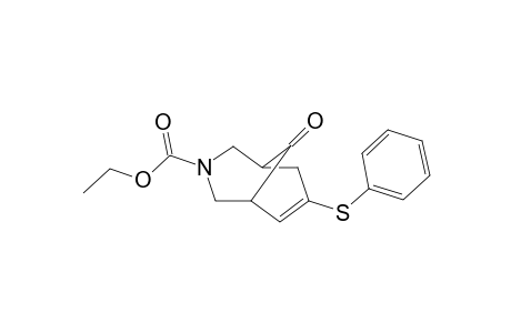N-(Ethoxycarbonyl)-3-aza-7-(phenylthio)-9-oxobicyclo[3.3.1]non-6-ene