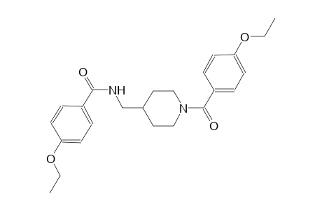 4-ethoxy-N-{[1-(4-ethoxybenzoyl)-4-piperidinyl]methyl}benzamide