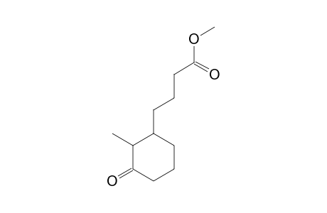 Methyl 4-(2-methyl-3-oxocyclohexyl)butanoate