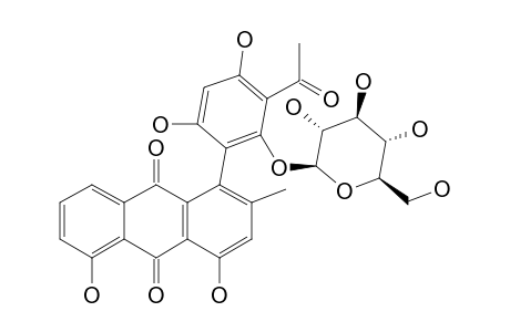 4'-DEMETHYLKNIPHOLONE-2'-O-BETA-D-GLUCOPYRANOSIDE