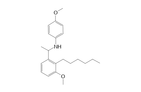 N-{1-(2-n-Hexyl-3-methoxyphenyl)ethyl}-4-methoxyaniline