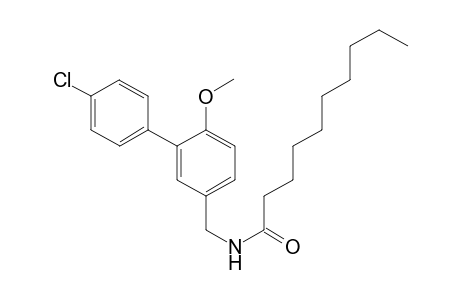 Decanoic acid (4'-chloro-6-methoxybiphen-3-ylmethyl)amide