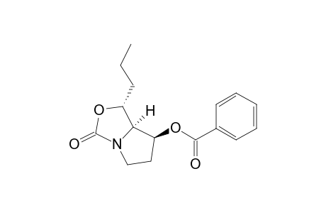 1H,3H-Pyrrolo[1,2-c]oxazol-3-one, 7-(benzoyloxy)tetrahydro-1-propyl-, (1.alpha.,7.beta.,7a.alpha.)-