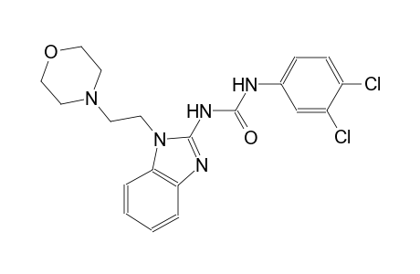 N-(3,4-dichlorophenyl)-N'-{1-[2-(4-morpholinyl)ethyl]-1H-benzimidazol-2-yl}urea