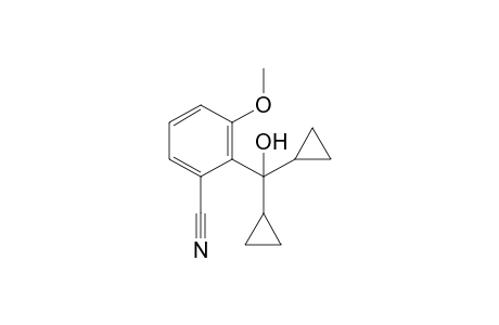2-(Dicyclopropyl(hydroxy)methyl)-3-methoxybenzonitrile