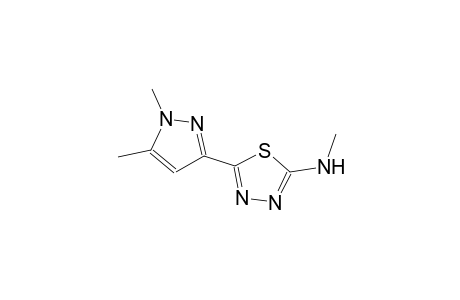 5-(1,5-dimethyl-1H-pyrazol-3-yl)-N-methyl-1,3,4-thiadiazol-2-amine