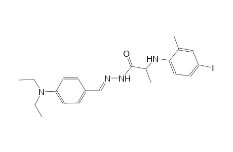 N'-{(E)-[4-(diethylamino)phenyl]methylidene}-2-(4-iodo-2-methylanilino)propanohydrazide