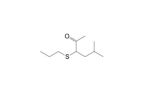 5-methyl-3-n-propylthio-2-hexanone