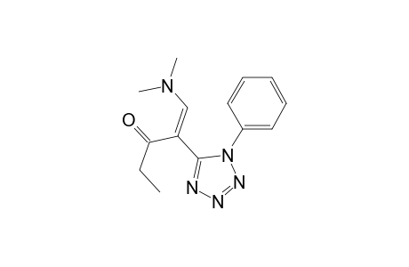 (Z)-1-(dimethylamino)-2-(1-phenyl-1,2,3,4-tetrazol-5-yl)pent-1-en-3-one