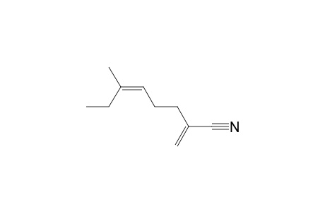 (Z)-6-methyl-2-methylideneoct-5-enenitrile