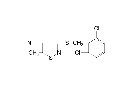 3-[(2,6-DICHLOROBENZYL)THIO]-5-METHYL-4-ISOTHIAZOLECARBONITRILE