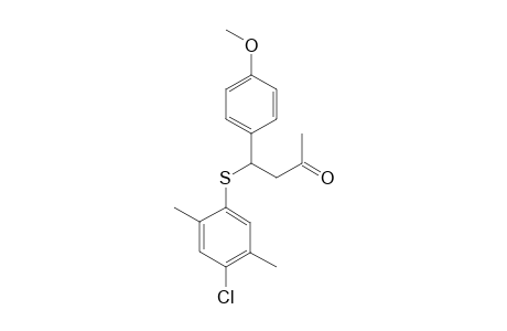 4-[(4-CHLORO-2,5-XYLYL)THIO]-4-(p-METHOXYPHENYL)-2-BUTANONE