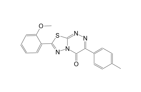 4H-[1,3,4]thiadiazolo[2,3-c][1,2,4]triazin-4-one, 7-(2-methoxyphenyl)-3-(4-methylphenyl)-