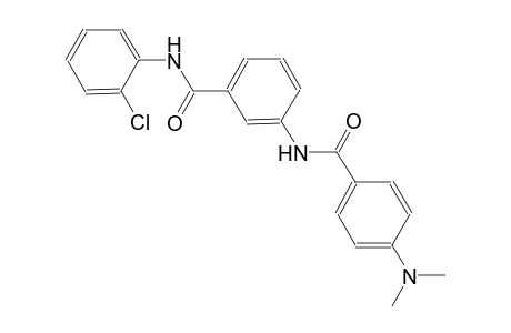 N-(2-chlorophenyl)-3-{[4-(dimethylamino)benzoyl]amino}benzamide