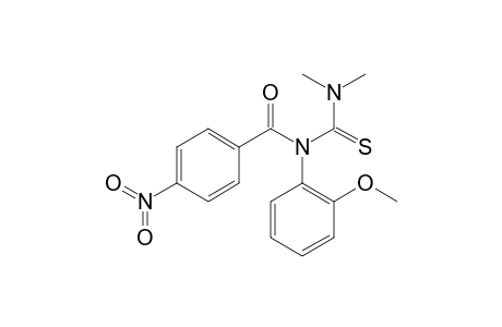 Benzamide, N-(2-methoxyphenyl)-N-(dimethylaminothiocarbonyl)-4-nitro-